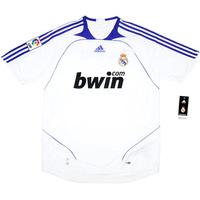 2007 08 real madrid home shirt bnib xl