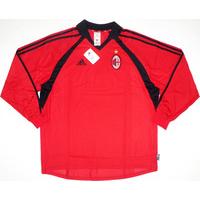 2001 02 ac milan player issue third ls shirt bnib xl