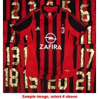 2005 06 ac milan player issue home shirt as new s