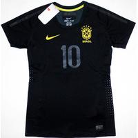 2010-11 Brazil Special Edition Black Pack Shirt NSW#10 *BNIB* Womens