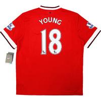 2014 15 manchester united home shirt young 18 wtags xl