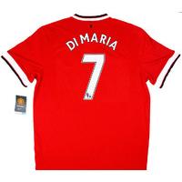 2014-15 Manchester United Home Shirt Di Maria #7 *w/Tags* XXL