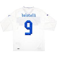 2012-13 Italy Away L/S Shirt Balotelli #9 *w/Tags* XL