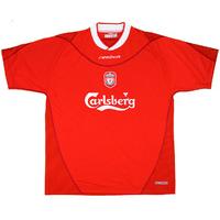 2002-04 Liverpool Home Shirt (Excellent) XXL