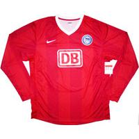 2007-08 Hertha Berlin Player Issue Away L/S Shirt *w/Tags*