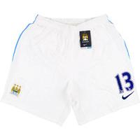 2013-14 Manchester City Home Shorts #13 (Kolarov) *w/Tags* XXL