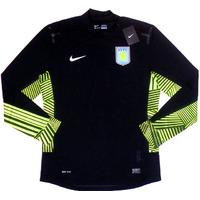 2011 12 aston villa player issue black gk shirt bnib