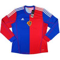 2013-14 FC Basel Player Issue Home L/S Shirt *BNIB* XXL