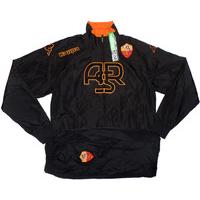 2012-13 Roma Kappa Black Woven Tracksuit *BNIB* XS