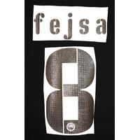 2011-12 Olympiakos Black Fejsa #8 Name Set