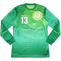 2013 england player issue 150 anniversary gk home shirt 13 as