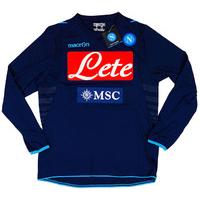 2013-14 Napoli Macron Training L/S Shirt *BNIB* L.Boys