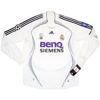 2006-07 Real Madrid Champions League Home L/S Shirt *BNIB* XL