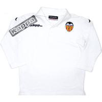 2009 10 valencia kappa white polo ls t shirt bnib boys