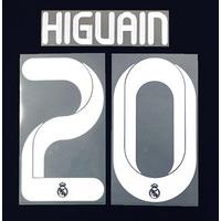 2011 12 real madrid third white name set higuain 20