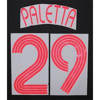 2006-08 Liverpool European Red Name Set Paletta #29