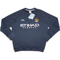 2010 11 manchester city umbro training sweat top bnib xxl