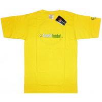 2000-02 Brazil Nike \'Futebol\' Yellow Tee *BNIB* S