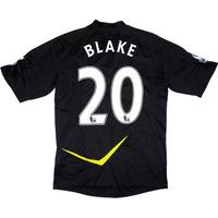 2011 12 bolton match issue away shirt blake 20 l