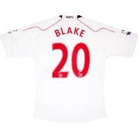 2010 11 bolton match issue home shirt blake 20 l