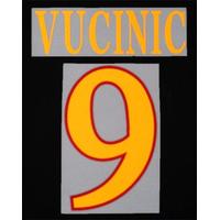 2009-11 Roma Third Name Set Vucinic #9