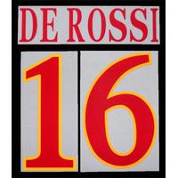 2009 11 roma away name set de rossi 16