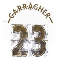 2007-13 Premier League Lextra/SensCilia Gold Name Set Carragher #23