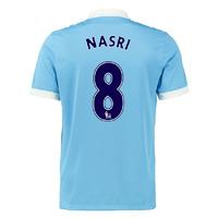 2015-16 Man City Home Shirt (Nasri 8)