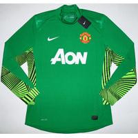 2011-12 Manchester United Player Issue Domestic Green GK Shirt *BNIB*