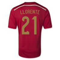 2014 15 spain world cup home shirt llorente 21 kids