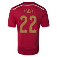 2014 15 spain world cup home shirt isco 22 kids