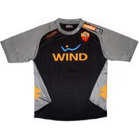 2011 12 roma kappa black training shirt bnib