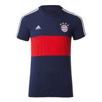 2017-2018 Bayern Munich Adidas 3S Lifestyle Tee (Navy)