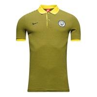 2016 2017 man city nike authentic grand slam polo shirt opti yellow