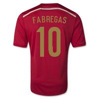 2014 15 spain world cup home shirt fabregas 10 kids