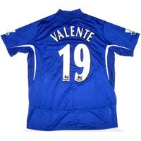 2005 06 everton match issue home shirt valente 19