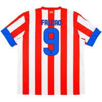 2012 13 atletico madrid home shirt falcao 9 wtags xl