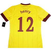 2011-12 Arsenal Player Issue Domestic/European Third Shirt Henry #12