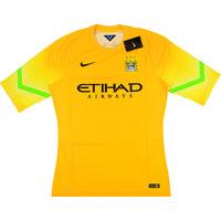 2014 15 manchester city player issue gk away shirt bnib xl