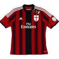 2014 15 ac milan european home shirt bnib