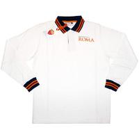 2013-14 Roma Polo L/S White T-Shirt *BNIB*