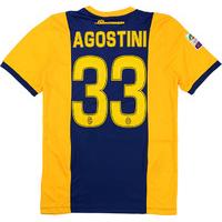 2014-15 Hellas Verona Match Issue Home Shirt Agostini #33 (Excellent)