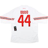 2008-09 AC Milan Player Issue Away Domestic L/S Shirt Oddo #44