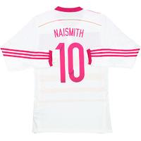 2014-15 Scotland Player Issue Adizero Away L/S Shirt Naismith #10