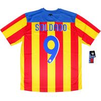 2011-12 Valencia Fourth Shirt Soldado #9 *w/Tags*