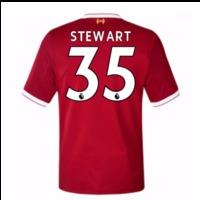 2017-18 Liverpool Home Short Sleeve Shirt (Stewart 35)