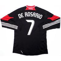 2012-13 DC United Player Issue Authentic Home L/S Shirt De Rosario #7