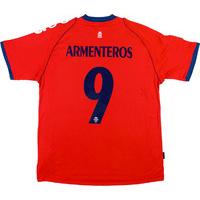 2012-13 Osasuna Home Shirt Armenteros #9 *w/Tags*