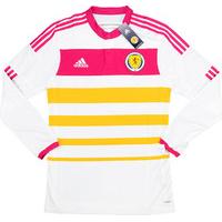 2014-15 Scotland Player Issue Adizero Away L/S Shirt *BNIB*