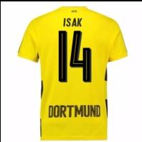 2017-18 Borussia Dortmund Home Short Sleeve Shirt (Isak 14)